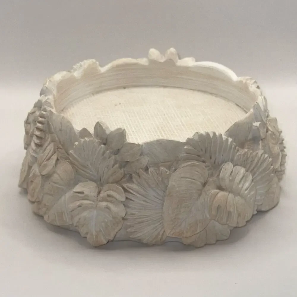 HomeWorx by Harry Slatkin Tropical Leaf Candle Holder Pedestal